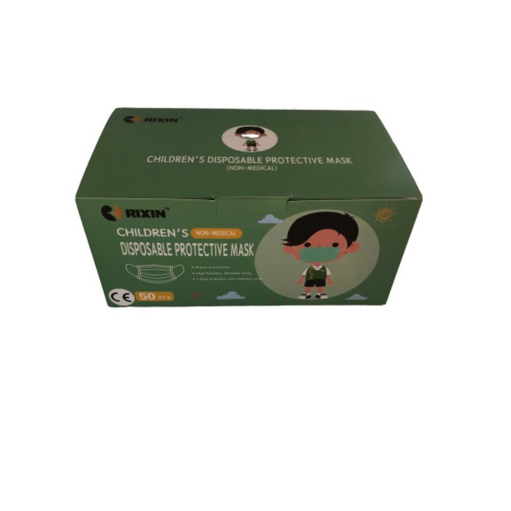 Set 50 bucati Masti faciale, de unica folosinta, model animalute