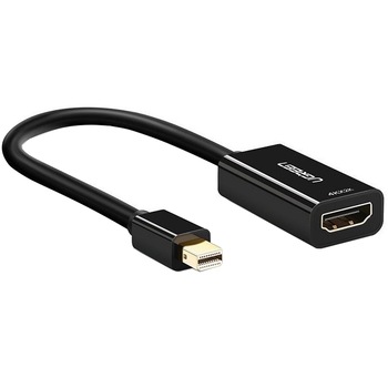 Adaptor video mini DisplayPort - HDMI, Ugreen, Black Adaptor video mini DisplayPort - HDMI, Ugreen, Black