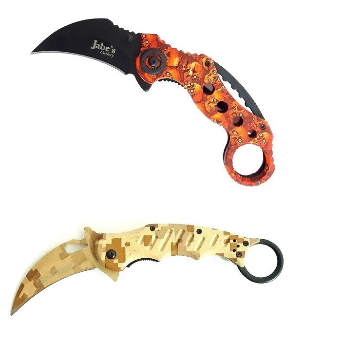 Set 2 cutite briceag army grey + briceag dead skull