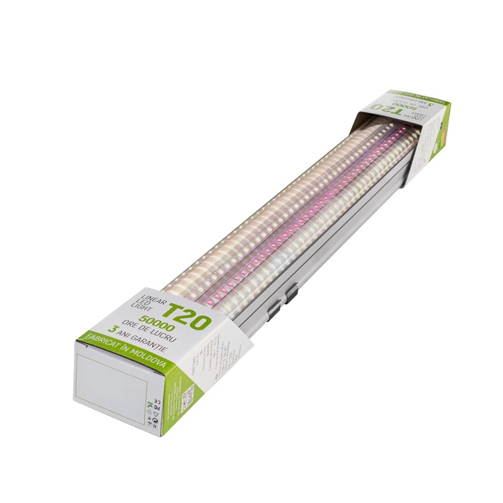 Tub LED T20 600mm Fito Full Spectrum+Sunlight CRI97, 27W/ora, LED Market®, 36 000H Stimuleaza cresterea si inflorirea plantelor