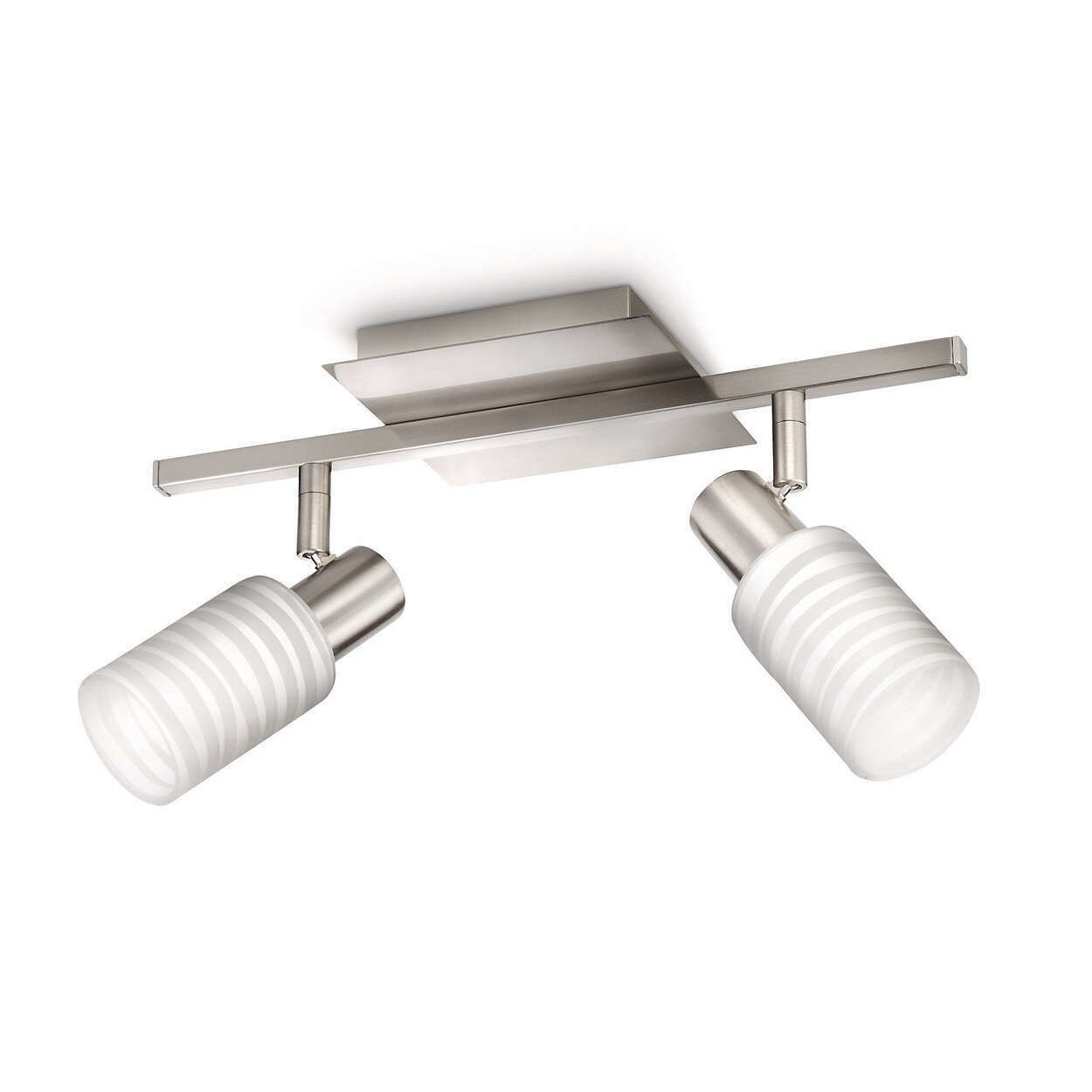 Aplica Dubla Philips Kauri 52102/17/PN Crom Mat 2 x 12W E14