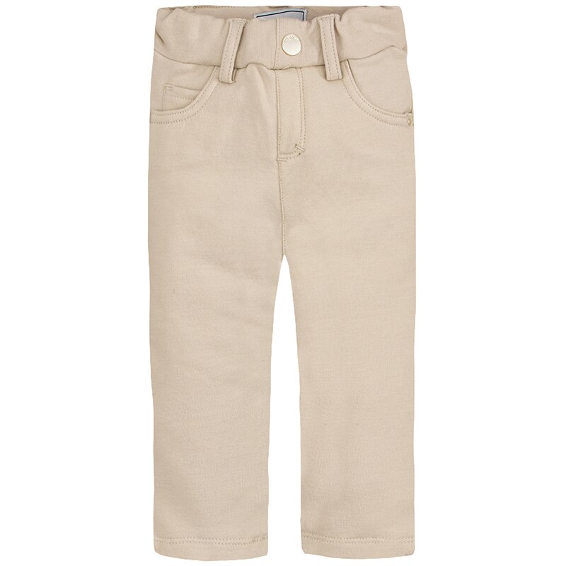 Pantalon, Mayoral, casual, fete, bej, 6 luni
