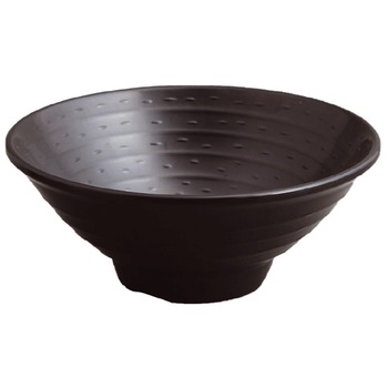 Bol melamina RAKI SHIBUI pentru taietei 20cm 1000ml negru Bol melamina RAKI SHIBUI pentru taietei 20cm 1000ml negru