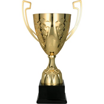 Cupa Falko,auriu/rosu,37.5 cm cu piedestal din plastic negru Cupa Falko,auriu/rosu,37.5 cm cu piedestal din plastic negru