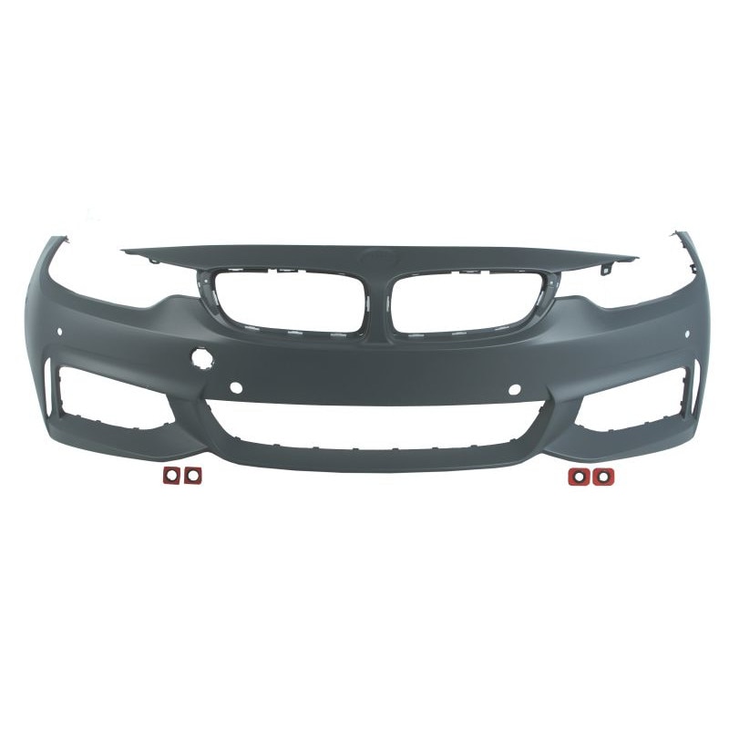 Bara fata BLIC, pentru BMW Seria 4 F32, F33, F82, F83, 4 GRAN COUPE F36 M-PACKET 07.2013-02.2017, Cu Gauri pentru 8 Senzori Parcare Proiectoare Ceata si Camera