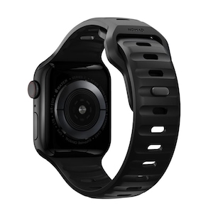Curea rezistenta la apa NOMAD Sport Strap compatibila cu Apple Watch 4/5/6/7/8/SE/Ultra 42/44/45/49mm, M/L, Negru