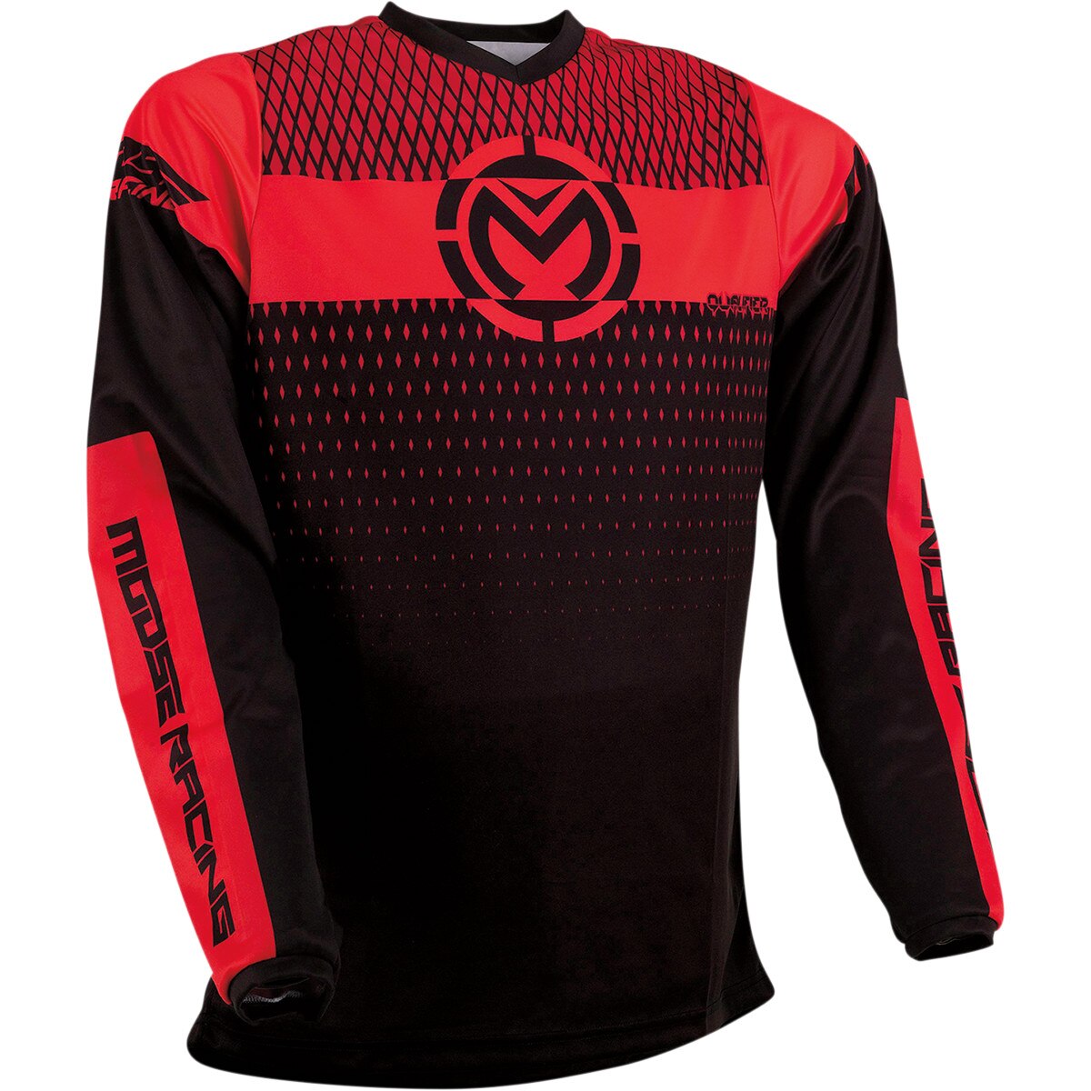 Tricou motocross Moose Racing Qualifier culoare Rosu/Negru marime S