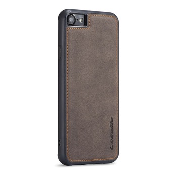 Husa iPhone SE 2 (2020), iPhone 8, iPhone 7, iPhone 6, 6s, CaseMe, slim piele, tip back cover, textura catifelata, Maro coffee Husa iPhone SE 2 (2020), iPhone 8, iPhone 7, iPhone 6, 6s, CaseMe, slim piele, tip back cover, textura catifelata, Maro coffee