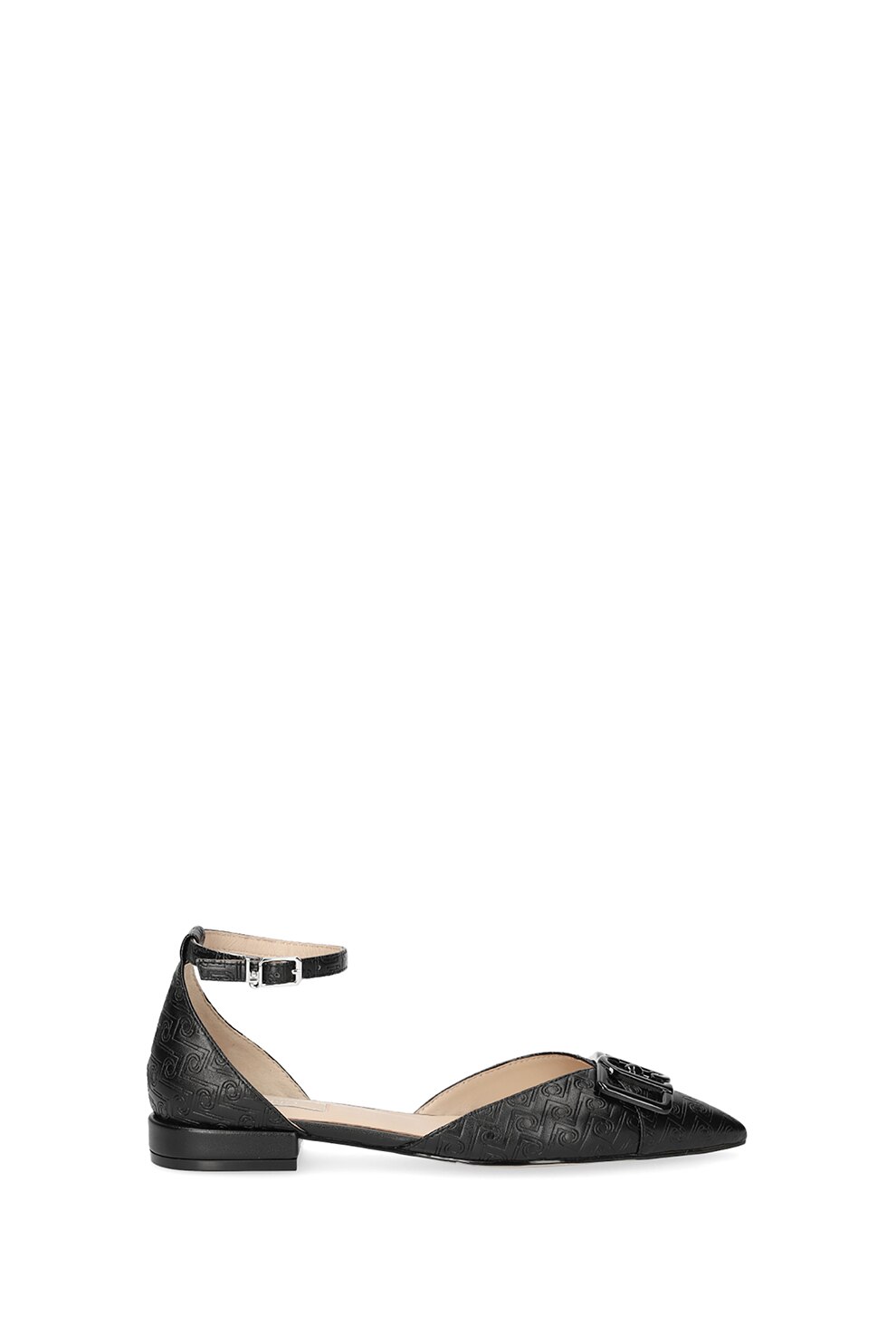 Liu Jo, Pantofi slingback din piele ecologica cu model monograma