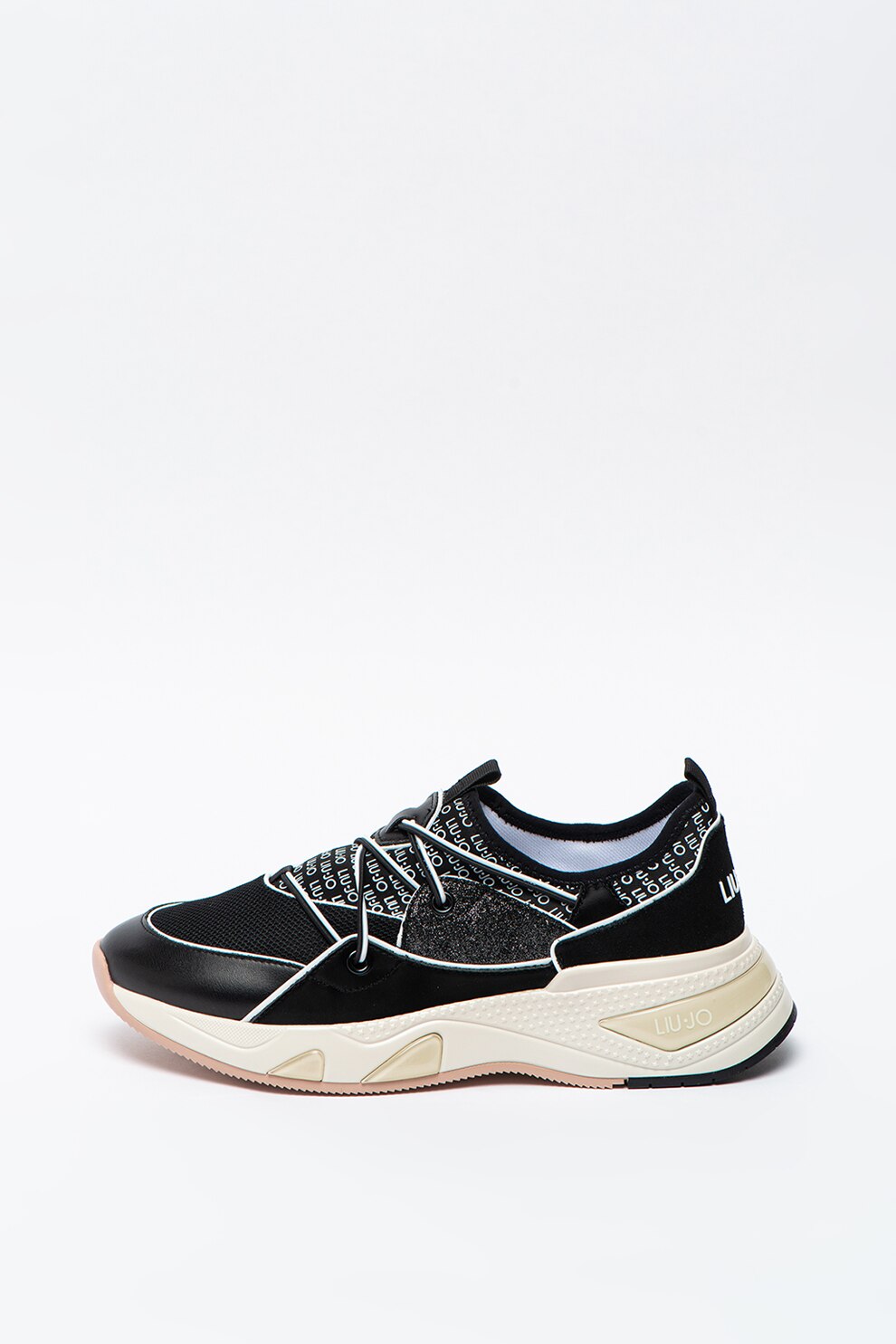 Liu Jo, Pantofi sport slip-on cu insertii din plasa Hoa