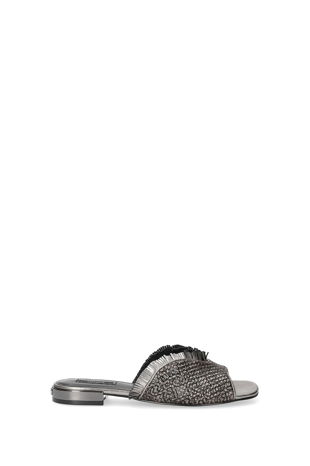 Liu Jo, Sandale slip-on cu garnitura cu franjuri