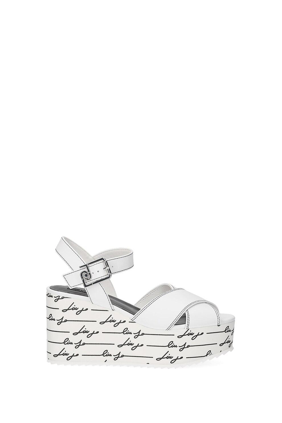 Liu Jo, Sandale wedge de piele ecologica