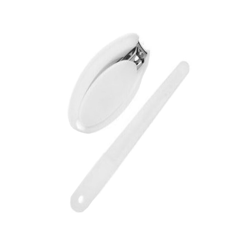 Set 2 piese pentru ingrijirea unghiilor Akuku A0045, Alb