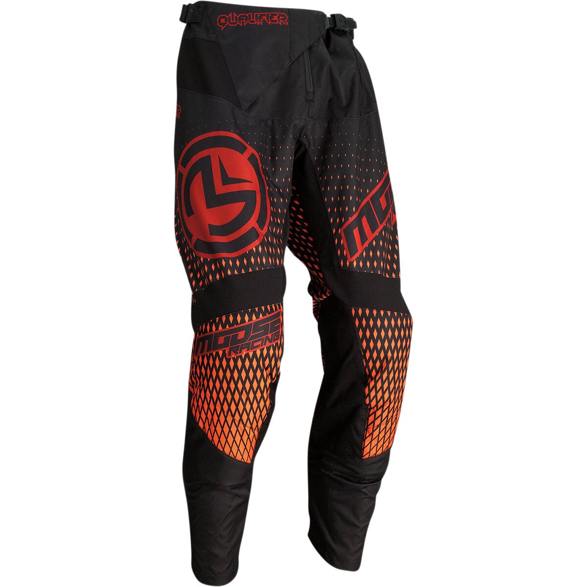 Pantaloni motocross Moose Racing Qualifier culoare Portocaliu/Negru Marime 34