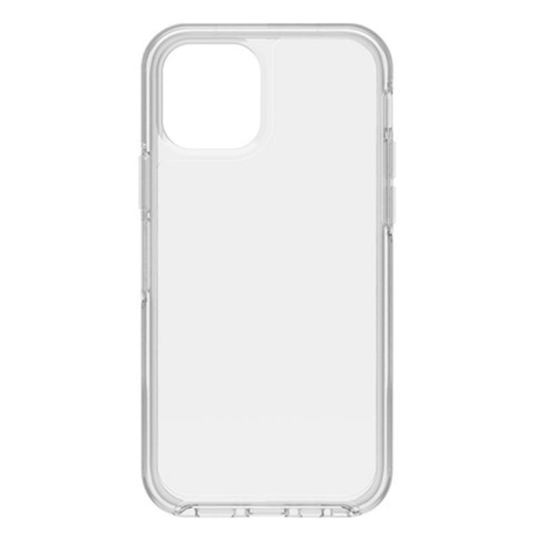 Carcasa Otterbox Symmetry Clear iPhone 12 Mini cu folie de protectie Alpha Glass, Clear