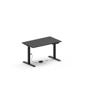 Birou reglabil electric pe inaltime Negru si Blat negru 100cmx60cm*25 mm cant ABS 2mm model Work from Home