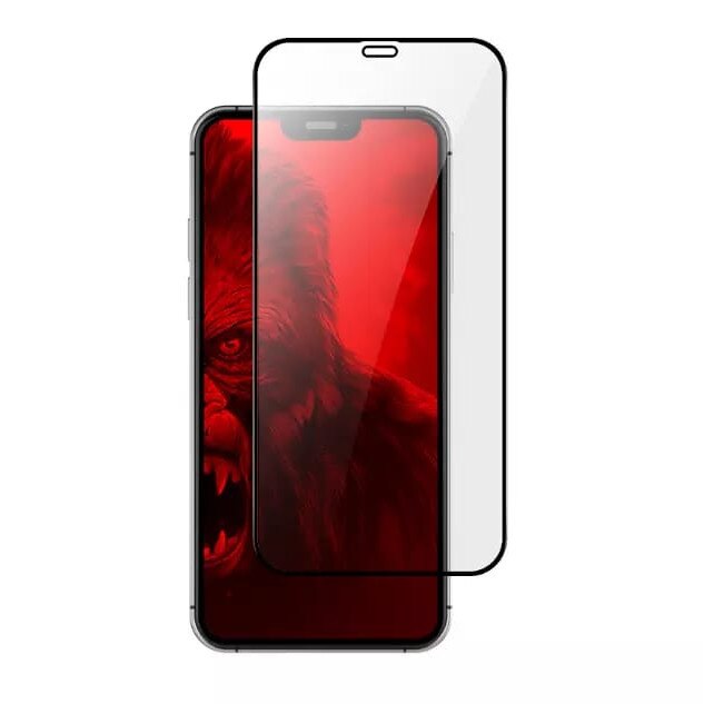 Folie iPhone 12 pro max, sticla securizata profesional Optim Full Cover (acopera tot ecranul), Full Glue(lipire completa), protectie 9H