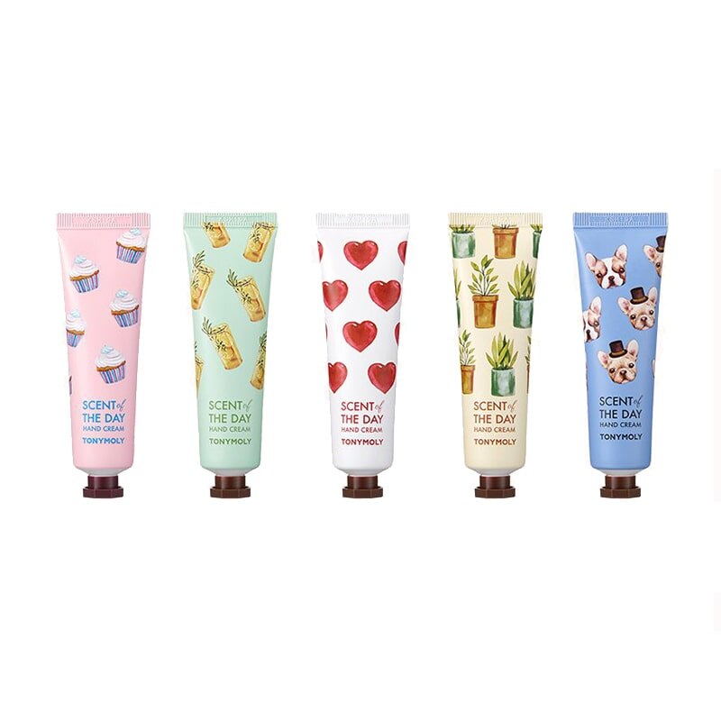 Set 5 creme hidratante, pentru maini, Tonymoly