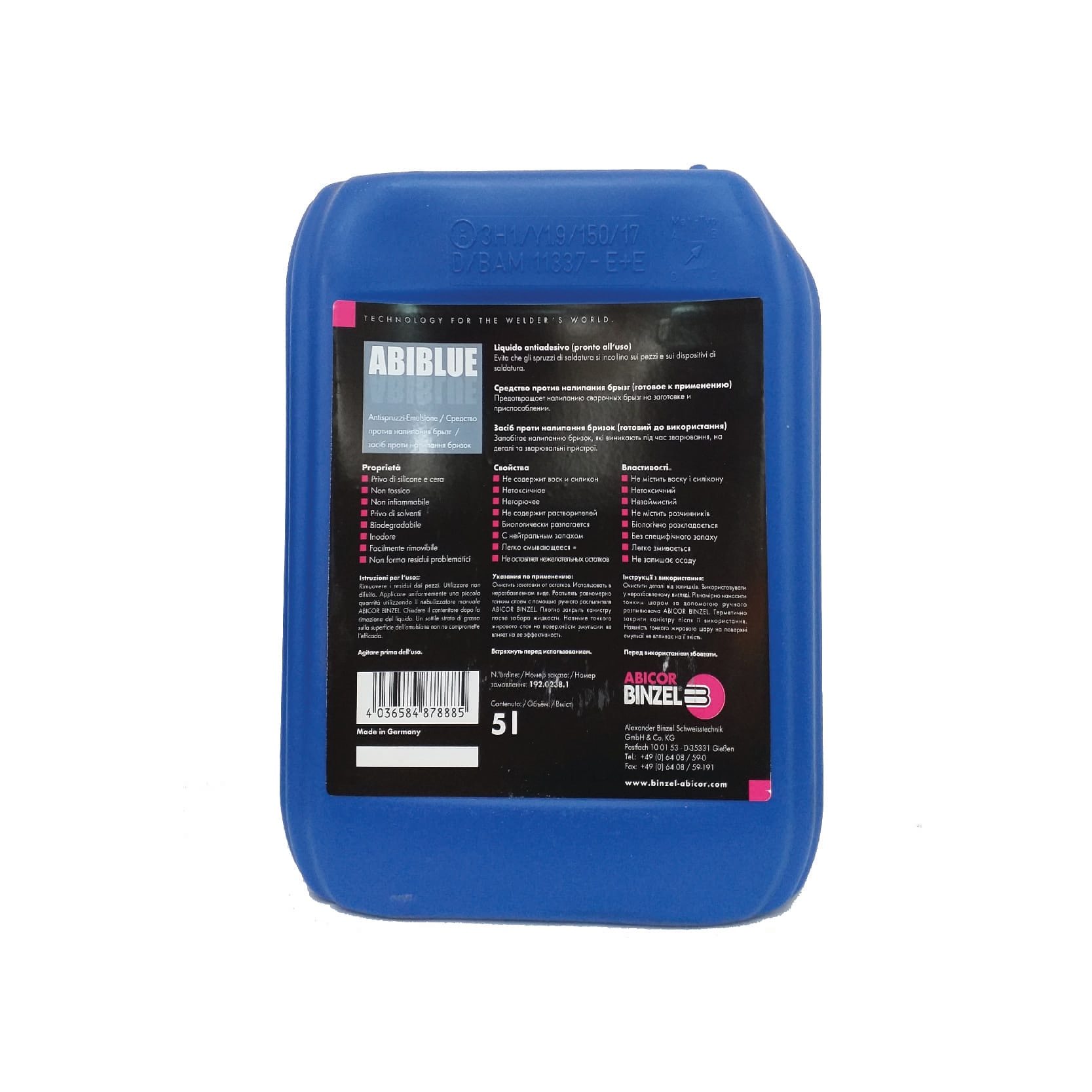Lichid anti-stropi ABIBLUE, 5 l
