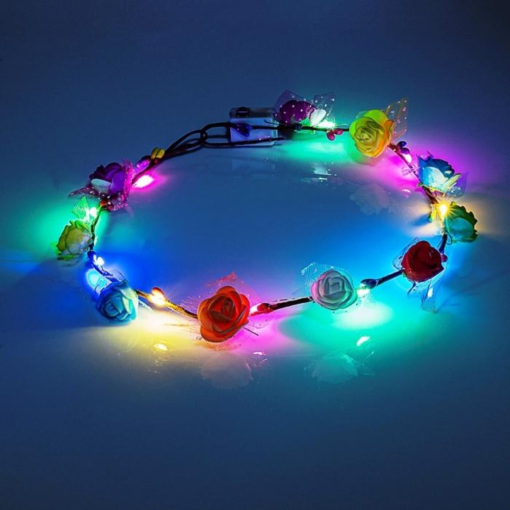 Coronita led petrecere, multicolora
