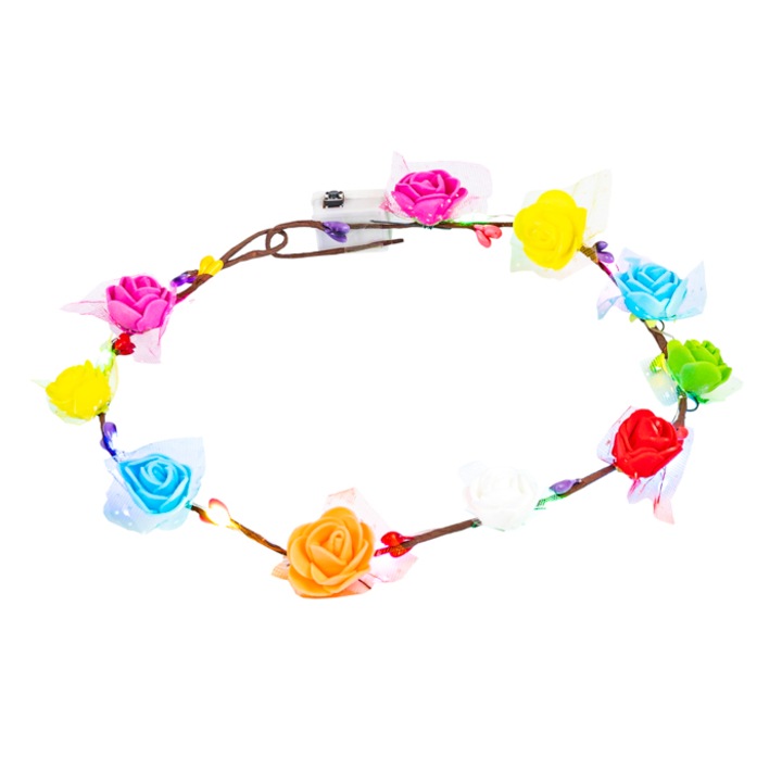 Coronita led petrecere, multicolora