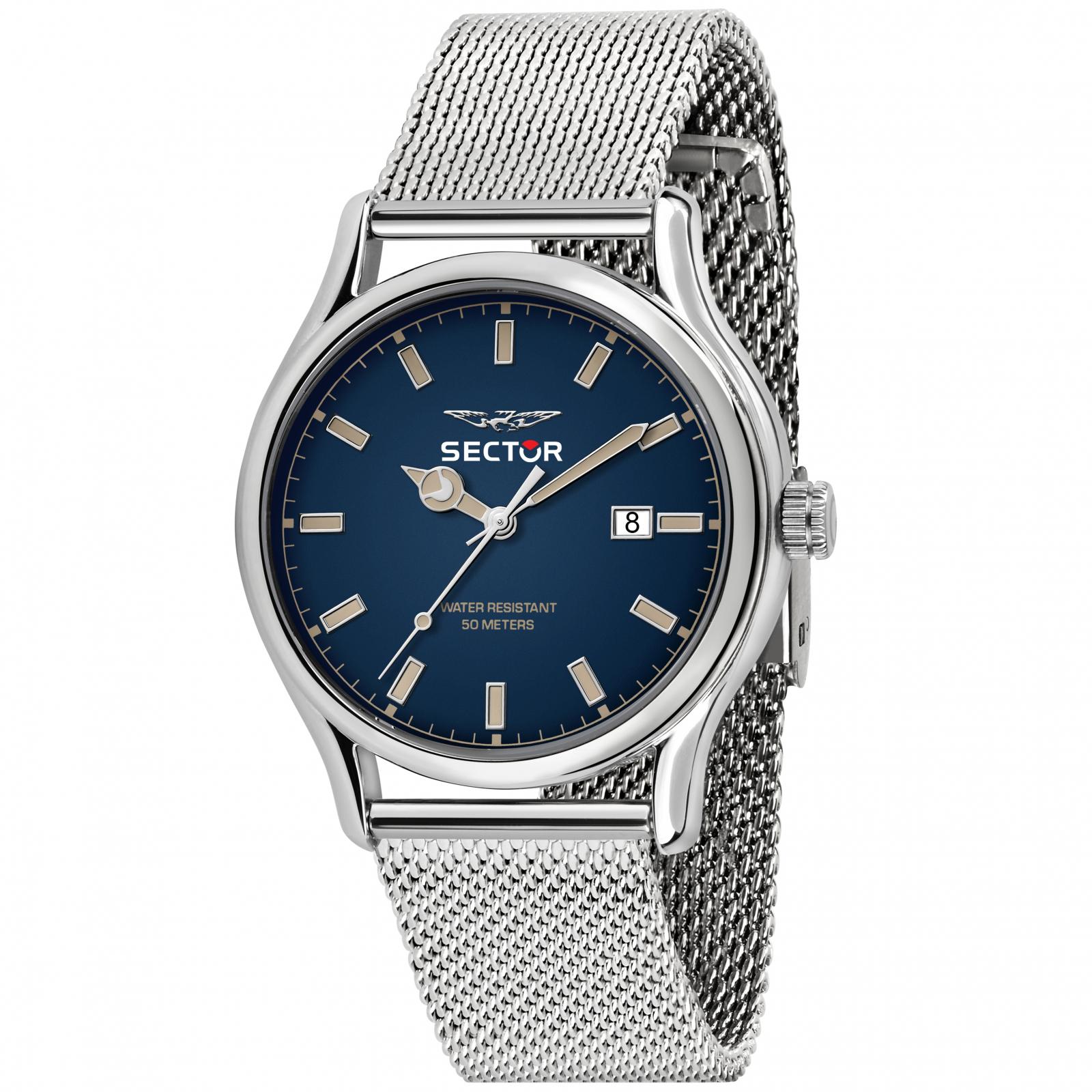 Ceas barbatesc Sector R3253517024 Quartz Argintiu