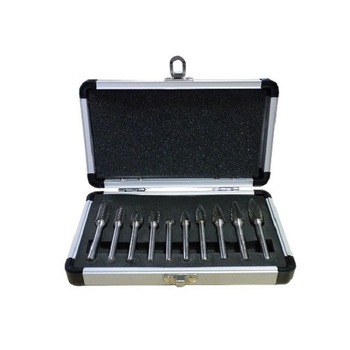 Set 10 freze diamantate cu tija 6mm, Bass Polska Set 10 freze diamantate cu tija 6mm, Bass Polska