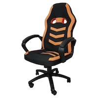 Scaun gaming Arka Chairs B16 portocaliu, material textil anti transpiratie