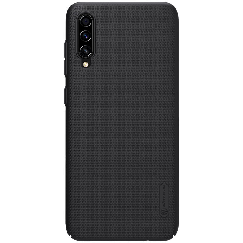 Husa protectie spate din plastic texturat negru, pentru Samsung Galaxy A70s- Nillkin Frosted Shield