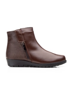 Ghete Piele Gravata Jam 7740, Maro Ghete Piele Gravata Jam 7740, Maro