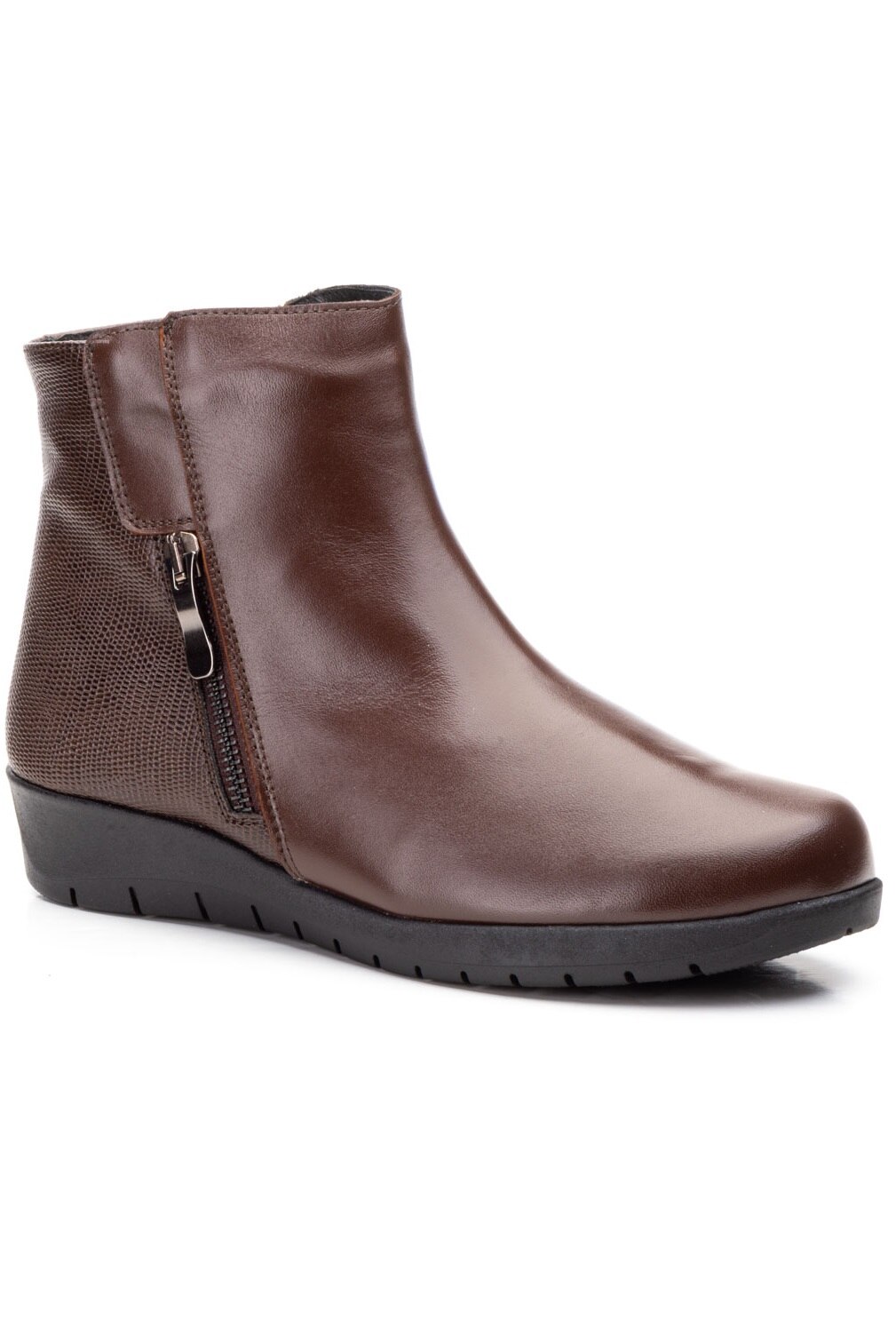 Ghete Piele Gravata Jam 7740 Maro, Maro