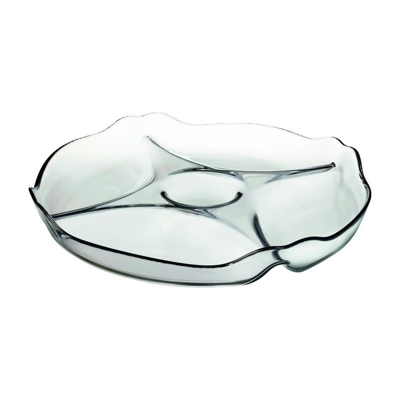 Platou servire impartita Pasabahce 24cm Patisserie