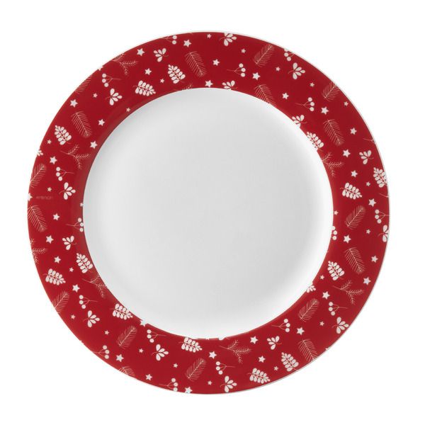 Farfurie desert Ambition 19cm rosu Pine red