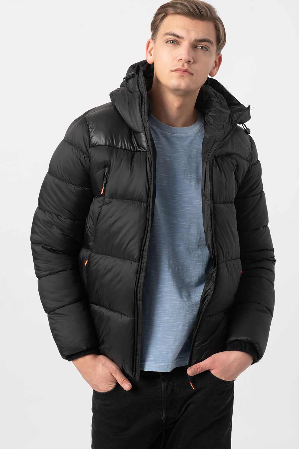 Geographical Norway, Geaca matlasata cu vatelina Bayou, Negru