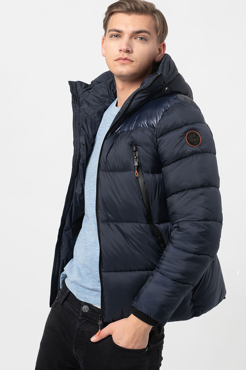 Geographical Norway, Geaca matlasata cu vatelina Bayou, Bleumarin