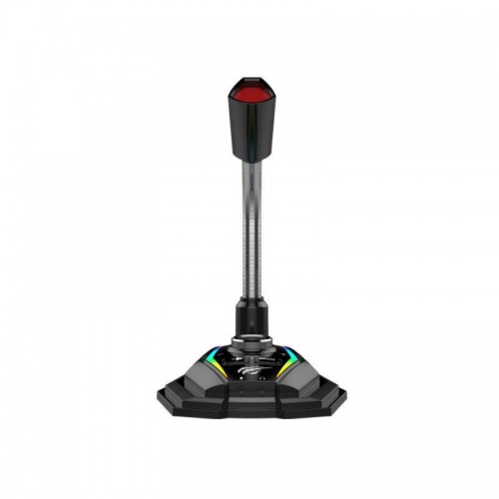 Геймърски микрофон Havit GK56, RGB, Черен