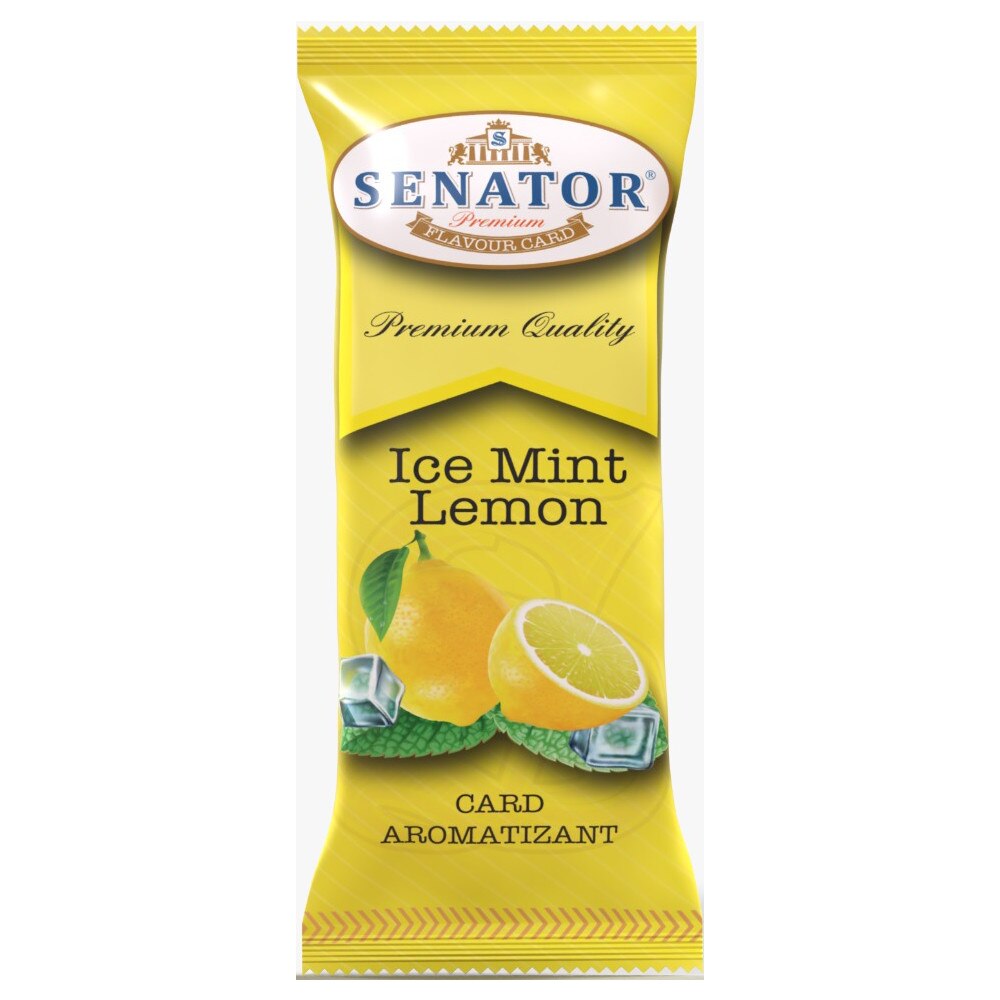 Card aromatizant Senator - ICE MINT LEMON