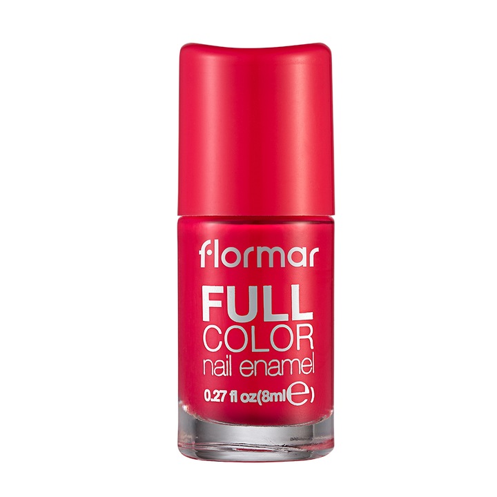 Flormar Full Color Körömlakk, rózsa, 048