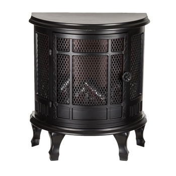 Felinar decorativ tip soba Vintage, 28 x 15 x 35 cm, Negru Felinar decorativ tip soba Vintage, 28 x 15 x 35 cm, Negru