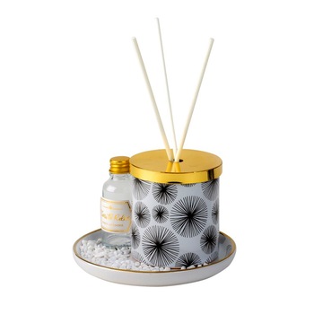 Set odorizant camera, lavanda, Alb, diametru 14 cm Set odorizant camera, lavanda, Alb, diametru 14 cm