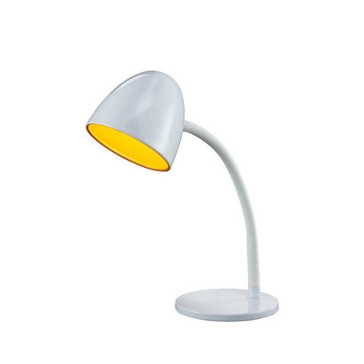 Veioza de birou LED Trio alb / portocaliu, 350mm, 4,5W, 230V