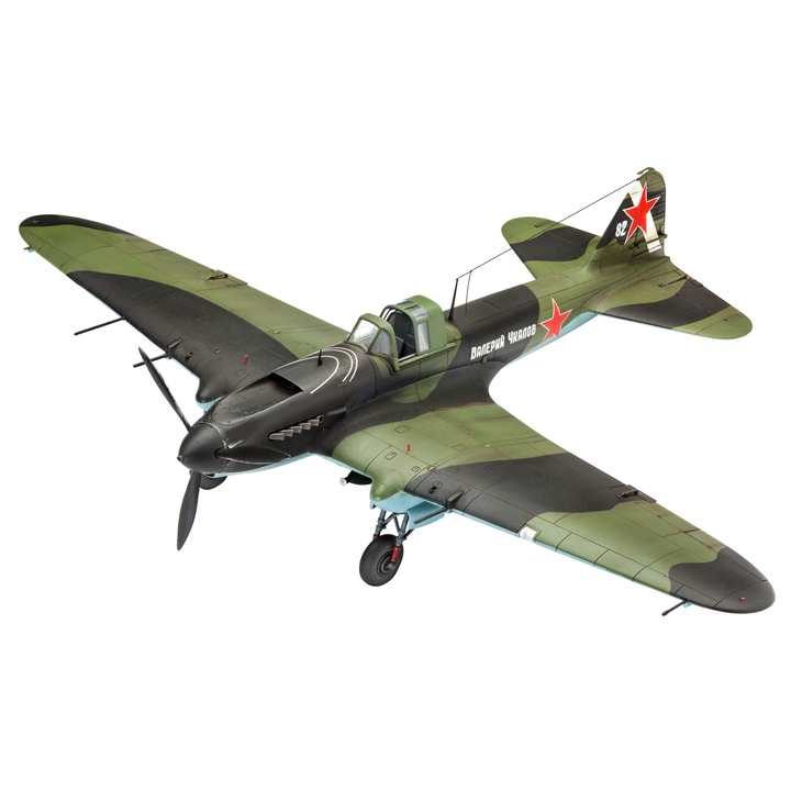 Zvezda szovjet támadórepülőgép Ilyushin IL-2 Shturmovik 1:48 ZVEZ 4825