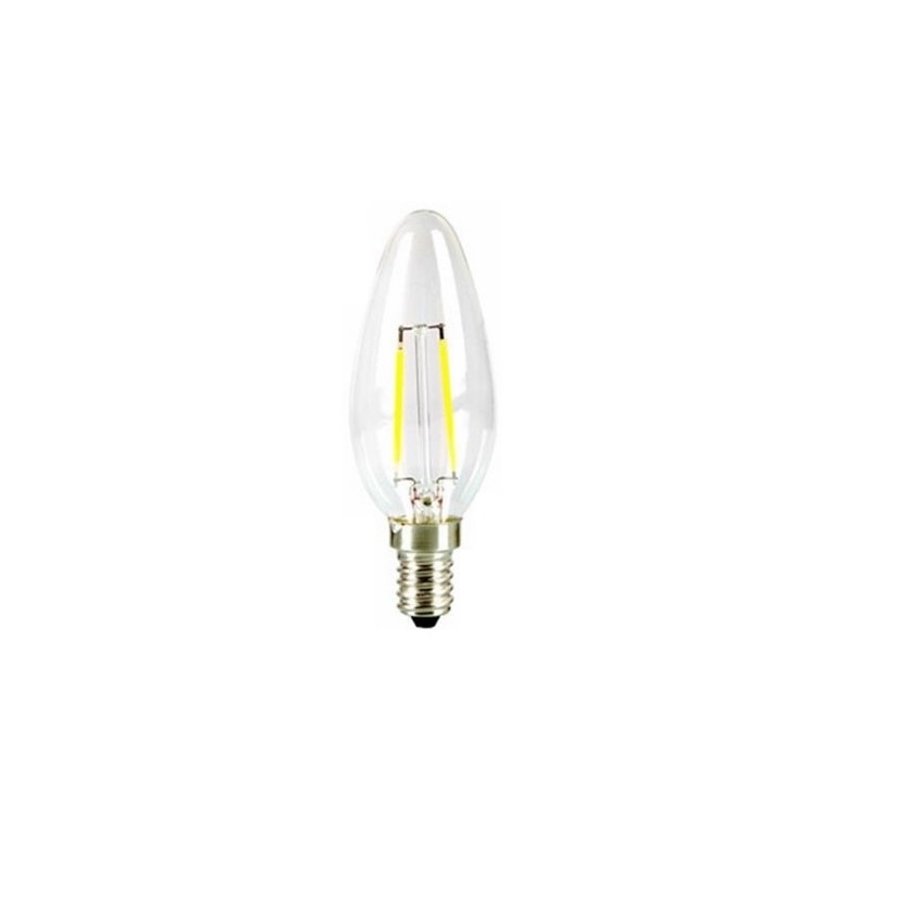 Bec V-TAC 2W LED Filament Lumanare Bulb E14 2700K 180LM