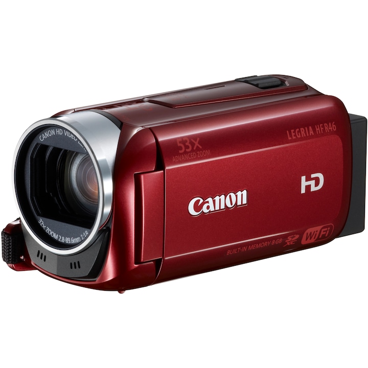 Camera Video Canon Legria HF R46, FullHD, Red