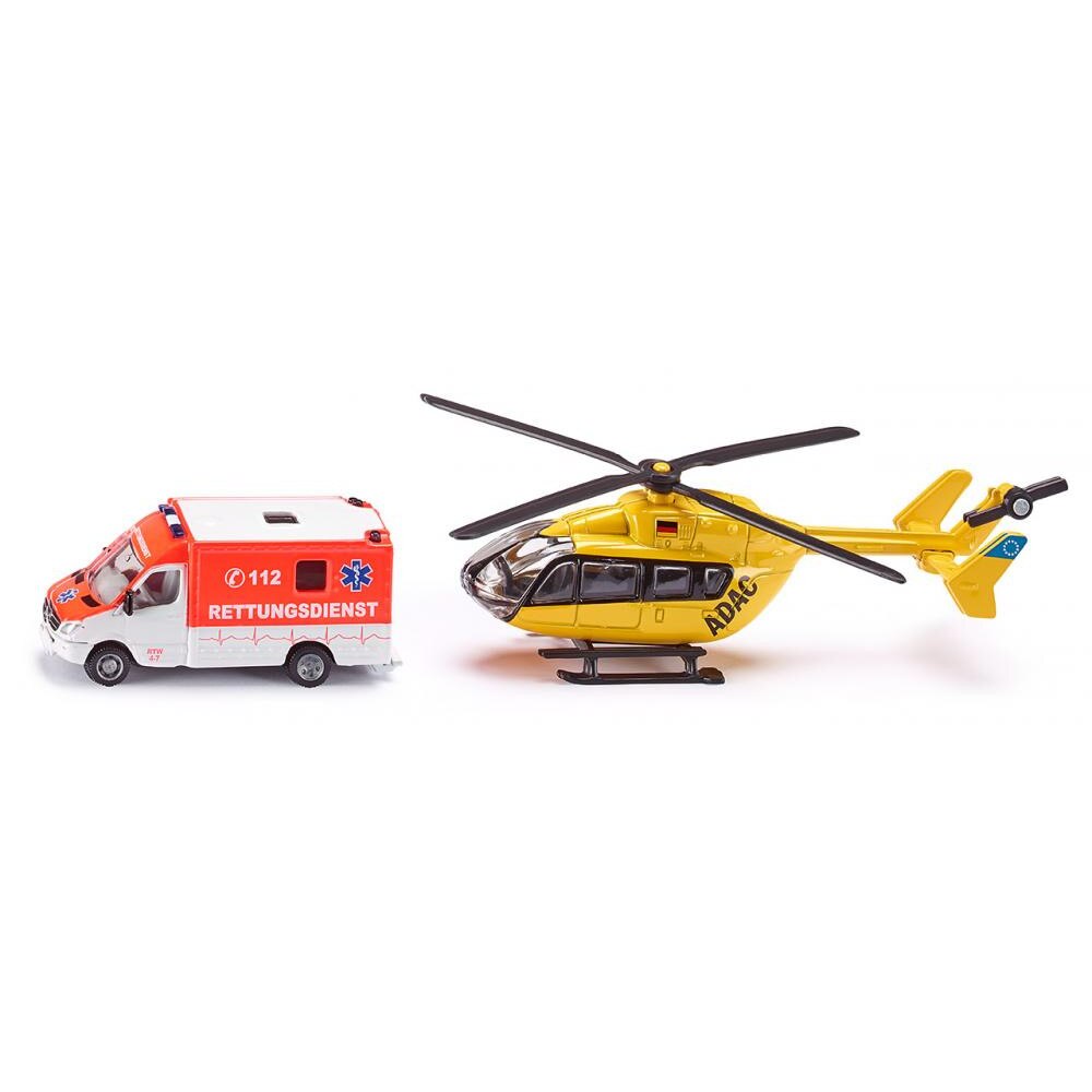 Set Ambulanta si Elicopter Siku1:87