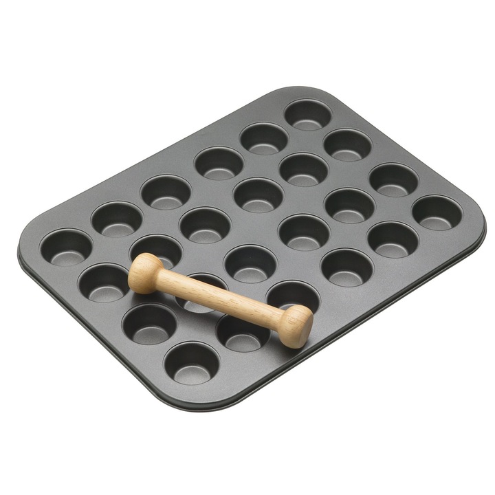 Tava mini-tarte, otel, 35 x 27 cm, "MasterClass" - Kitchen Craft