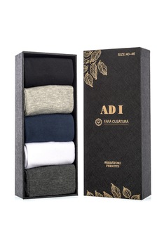 Set 5 perechi de sosete barbati, multicolor, marimea 40-46 Set 5 perechi de sosete barbati, multicolor, marimea 40-46