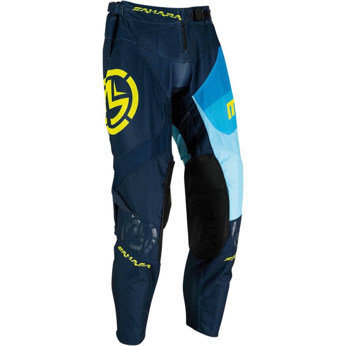Pantaloni motocross Moose Racing Sahara culoare Albastru/Galben Marime 28