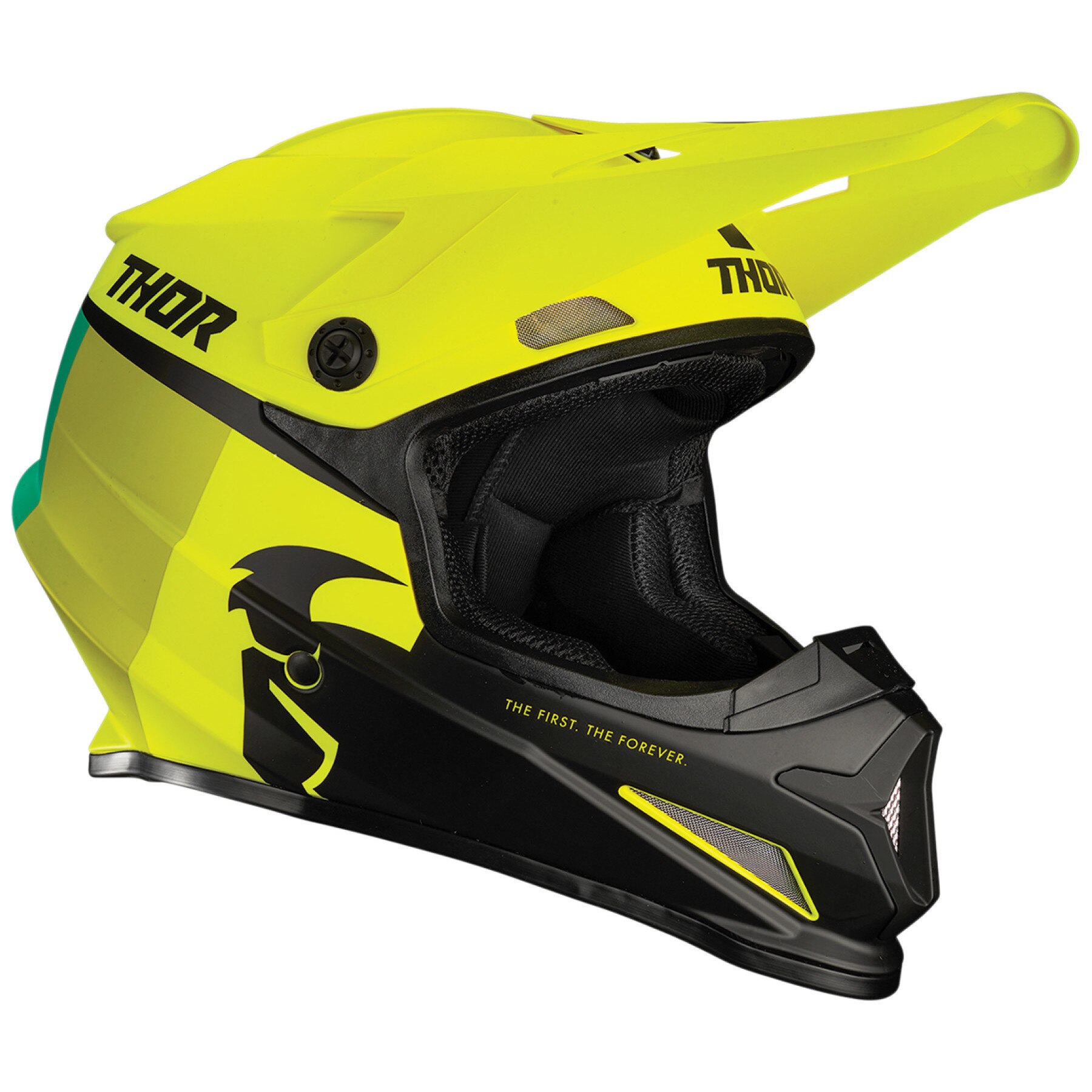 Casca Atv/Cross Thor Sector Racer, negru/fluo, marime L