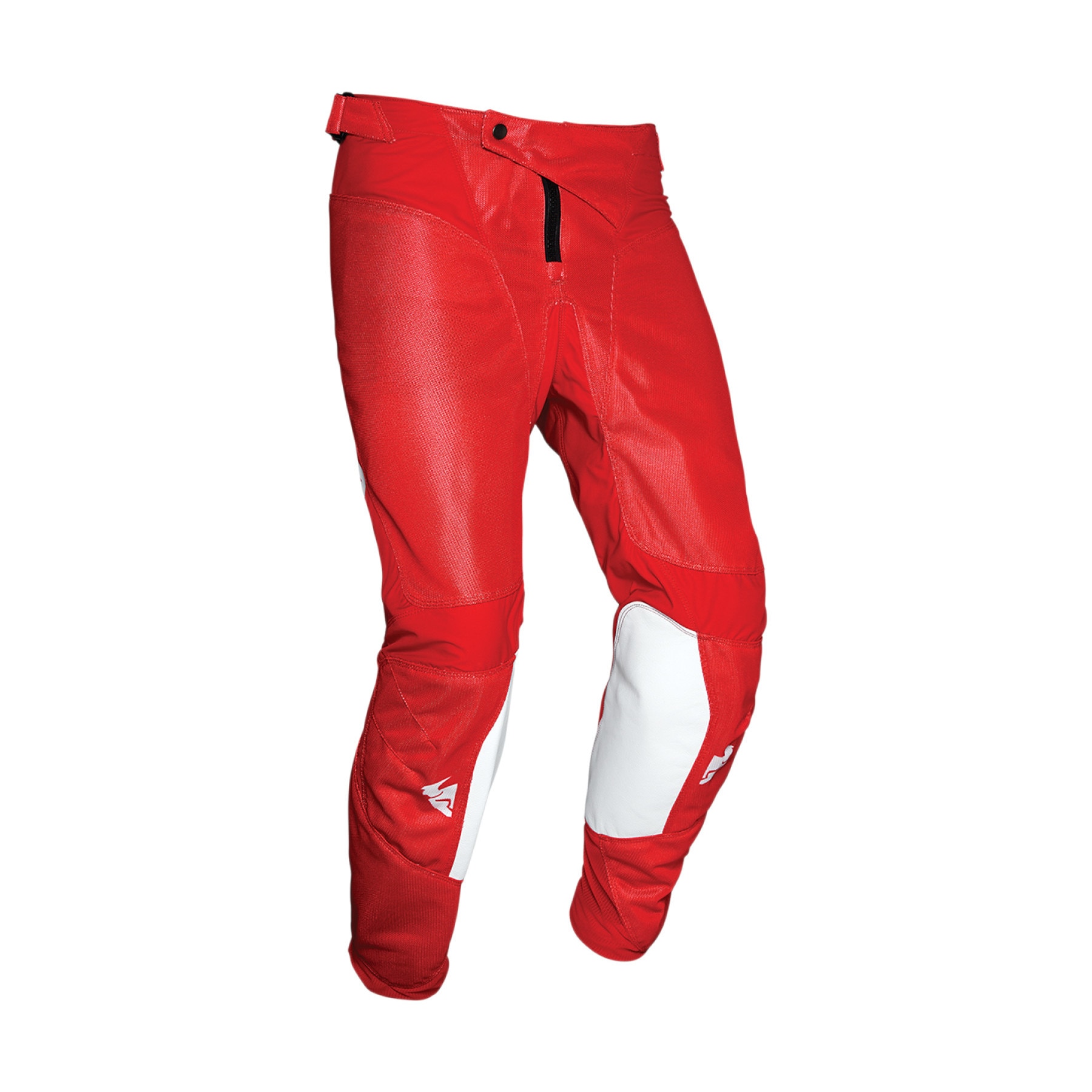 Pantaloni Thor Pulse Air Rad, Alb/Rosu, 40
